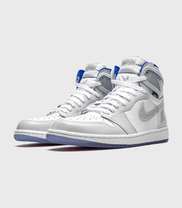 'Zoom White Racer Blue'