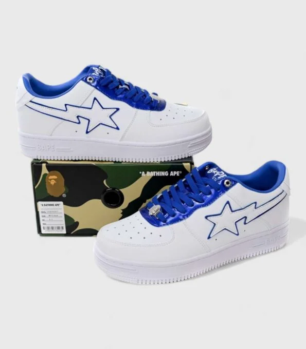 'Bape Sta Blue Border'