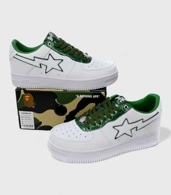 'Bape Sta Green Border'