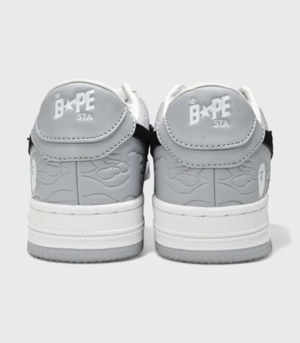 'Bape Sta Grey Embrossing'