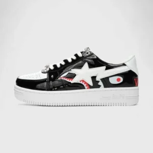 'Bape Sta Low Color Block Shark Black'