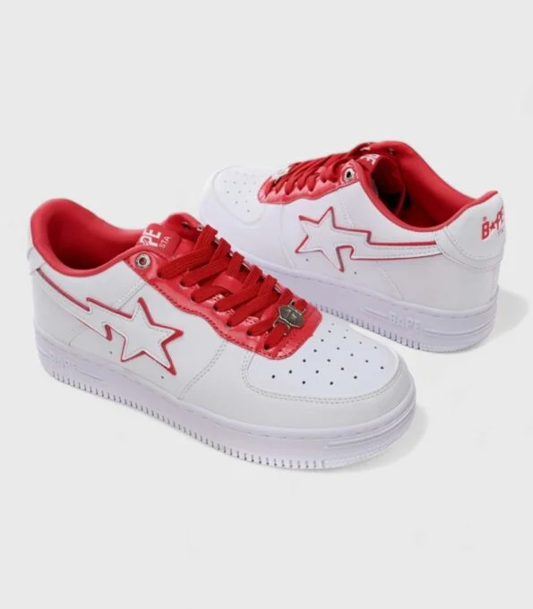 'Bape Sta Red Border'