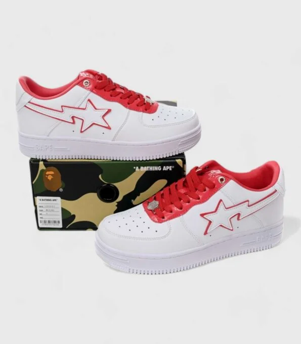 'Bape Sta Red Border'