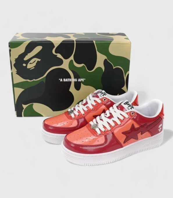 'Bape Sta Red Mirror'