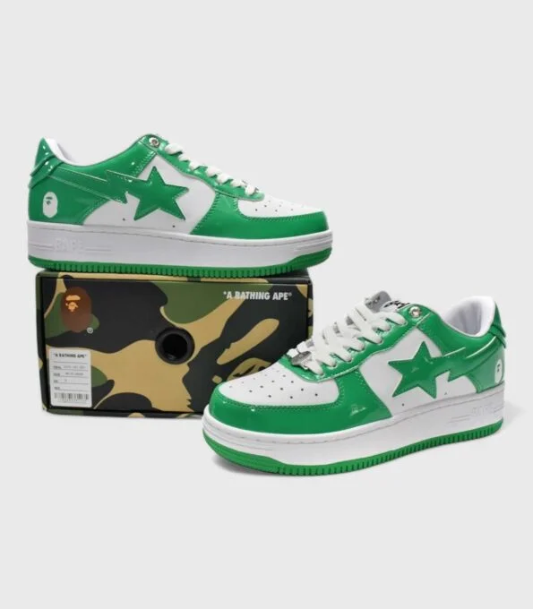 'Bape Sta White Green'