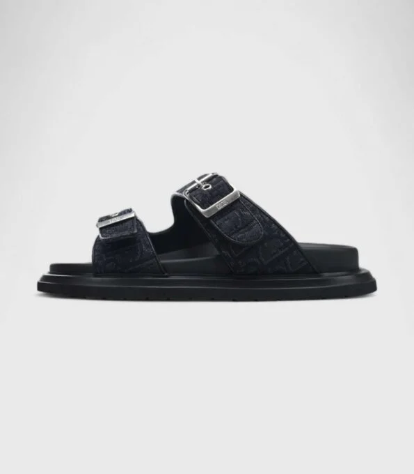 'Slipper Aqua Black'