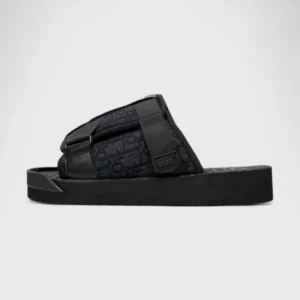 'Slipper Oblique All Black'
