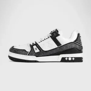 'Trainer Black White Swarovski'