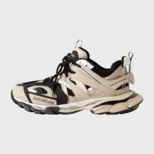 'Track Lace Up Beige And Black'