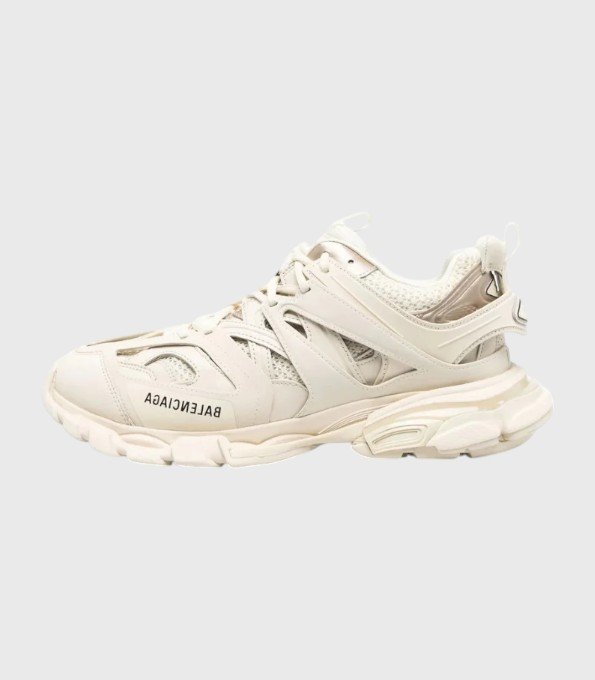 'Track Lace Up Low Top Cream'
