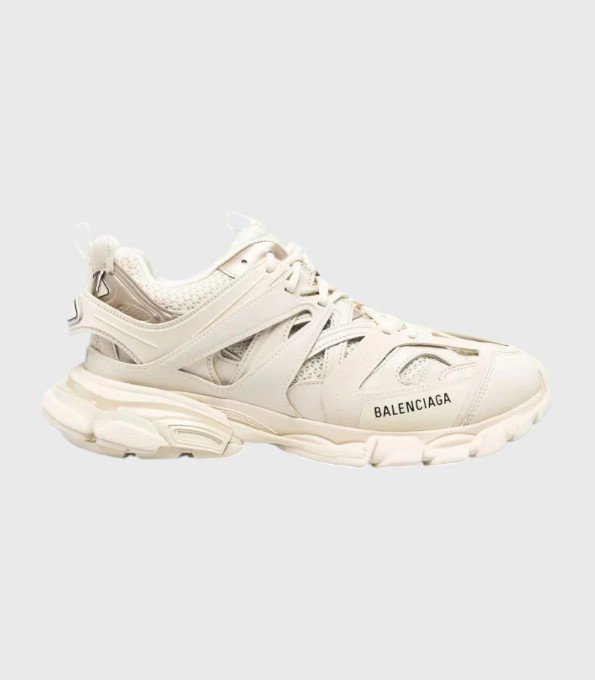 'Track Lace Up Low Top Cream'