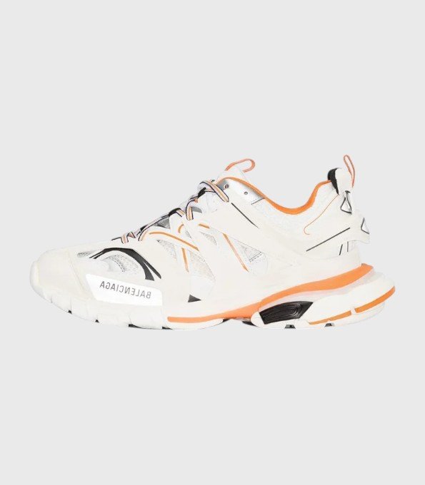 'Track Low Top White Orange'