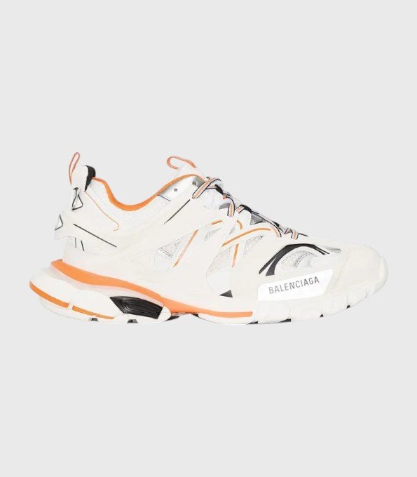 'Track Low Top White Orange'