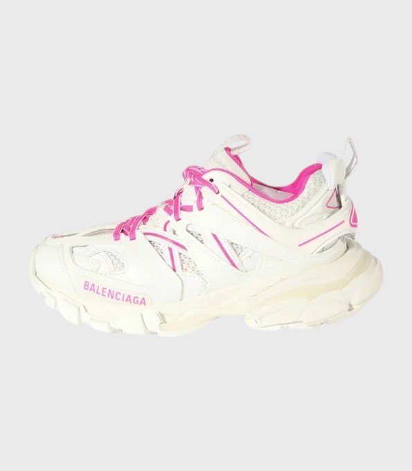 'Track White Fluo Pink'