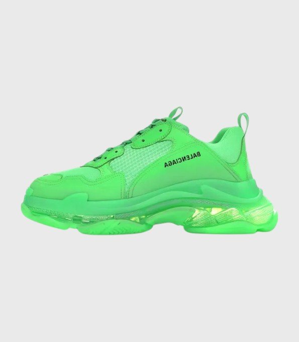 'Clear Sole Neon Green'