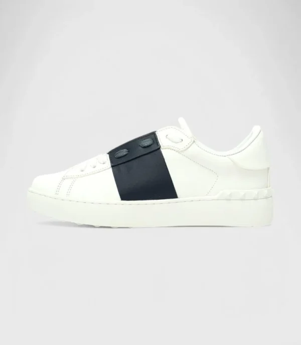 'White & Navy Open'