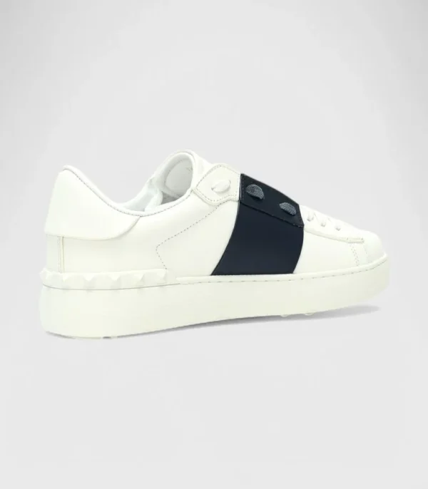 'White & Navy Open'